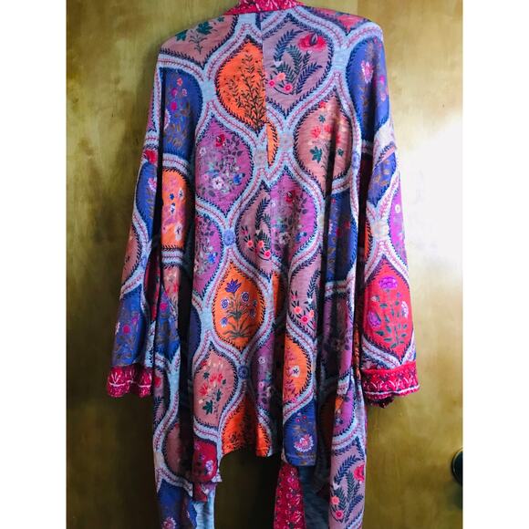 Simple Suzanne Betro Floral Long Sleeve Cardigan/Sweater Size XL - Picture 6 of 10